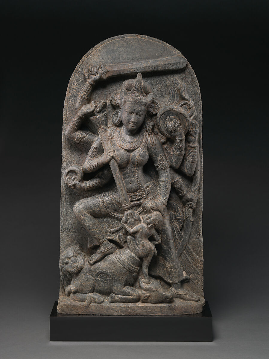 Goddess Durga Slaying the Demon Mahisha, Eastern India, Bihar, probably  Gaya district