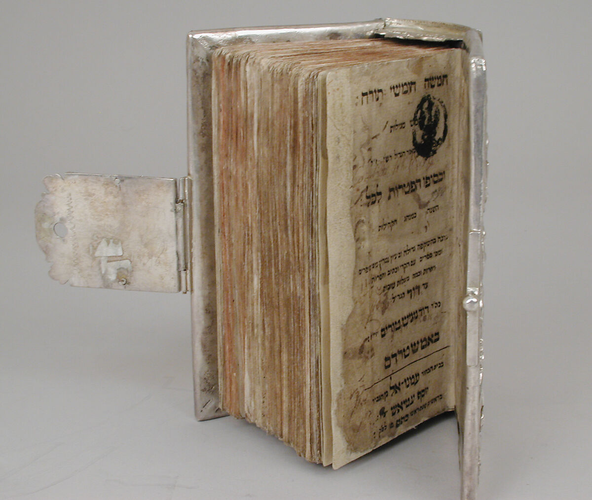 Book cover for Pentateuch and Five Scrolls, Tobias Schier (Polish, active 1702–33), Silver, chased, pierced and embossed and partially gilt, German, Breslau (Wrocław)