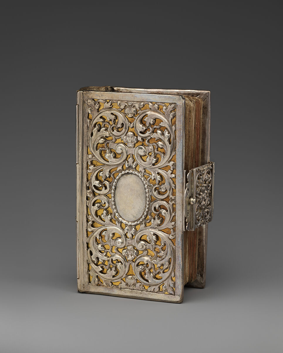 Book cover for Pentateuch and Five Scrolls, Tobias Schier (Polish, active 1702–33), Silver, chased, pierced and embossed and partially gilt, German, Breslau (Wrocław)