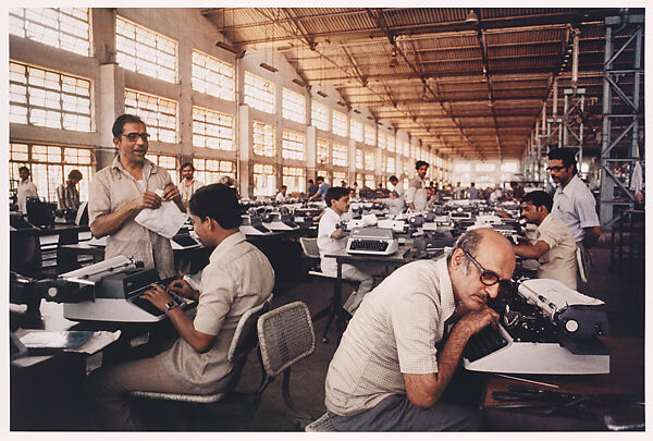 Godrej Typewriter Factory, Bombay, Sooni Taraporevala  Indian, Inkjet print