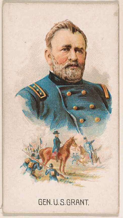 General Ulysses S. Grant, from Leaders series (N222) issued by Kinney Bros., Issued by Kinney Brothers Tobacco Company, Commercial color lithograph 