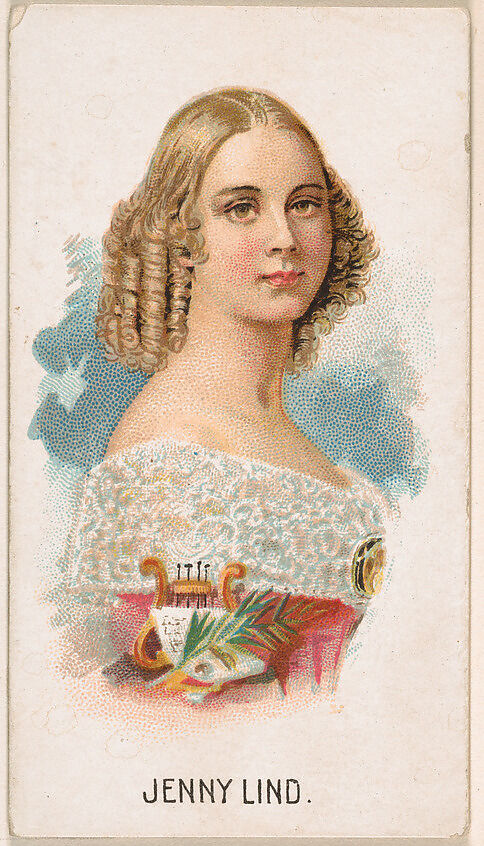 Jenny Lind, from Leaders series (N222) issued by Kinney Bros., Issued by Kinney Brothers Tobacco Company, Commercial color lithograph 