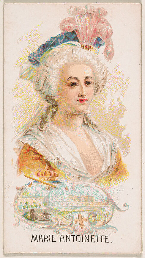 Marie Antoinette, from Leaders series (N222) issued by Kinney Bros., Issued by Kinney Brothers Tobacco Company, Commercial color lithograph 