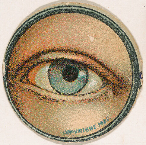 Monocle and Eye Trade Cards ca. 1889 Jocular Ocular series (N221) issued by  Kinney Bros. DIGITAL DOWNLOAD, Clip Art