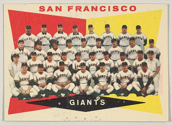 1957 Topps Giants Team