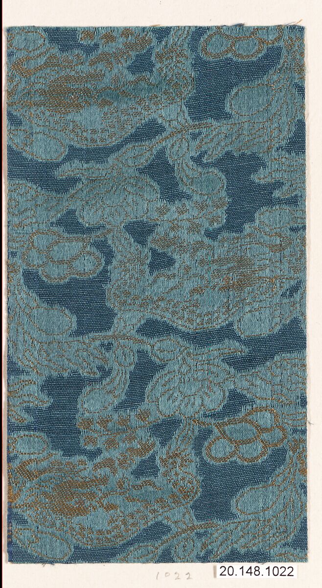 Piece, Silk / Compound weave, China 