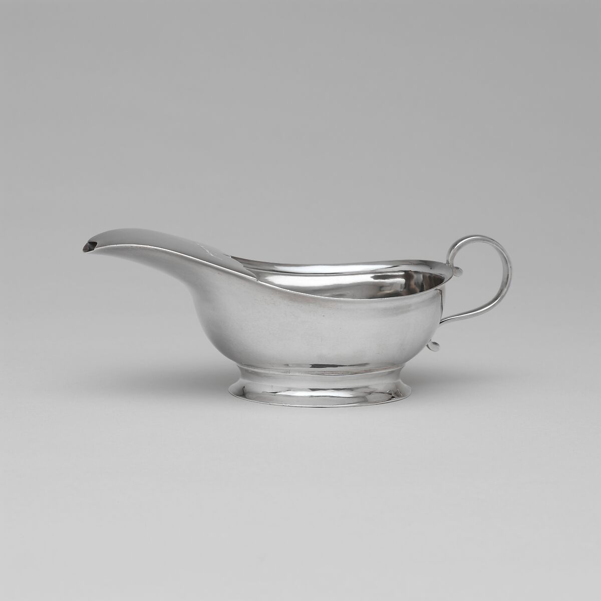 Sauceboat, Frederick Marquand (1799–1882), Silver, American 