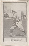 George Burns, Center Field, Cincinnati, from the Baseball Stars series (E220) for the National Caramel Company