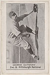 George Cutshaw, 2nd Base, Pittsburgh, National League, from the Baseball Stars series (E220) for the National Caramel Company, Issued by National Caramel Company, Photolithograph 