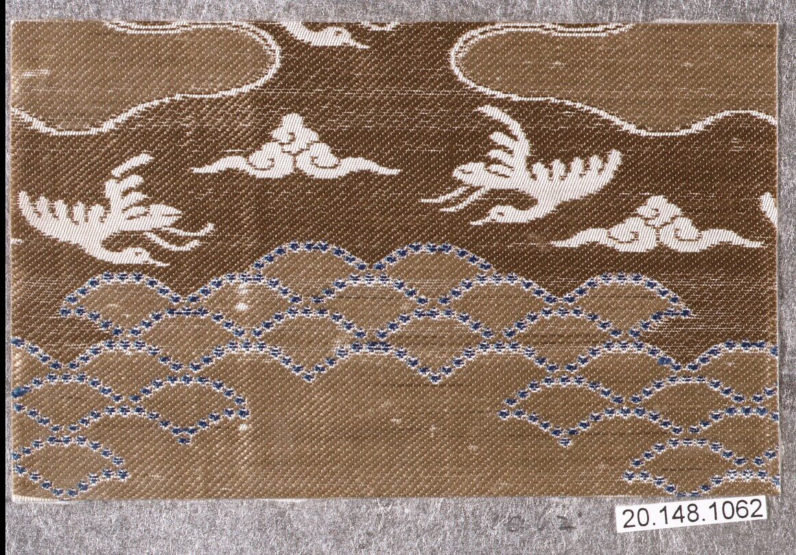 Piece, Silk / Compound weave, China 