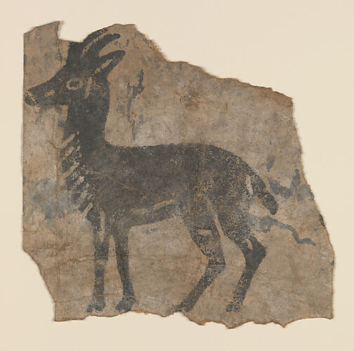 Ibex or Gazelle, Block Print