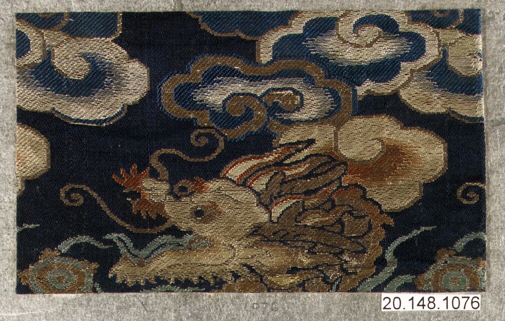 Piece, Silk / Compound weave, China 