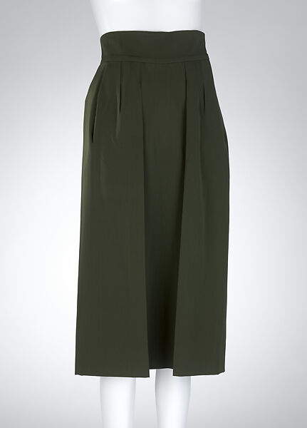 Skirt, Valentina (American, born Kyiv 1899–1989), wool, synthetic, metal, American 