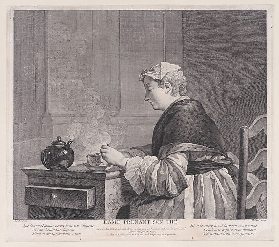 Woman Taking Her Tea