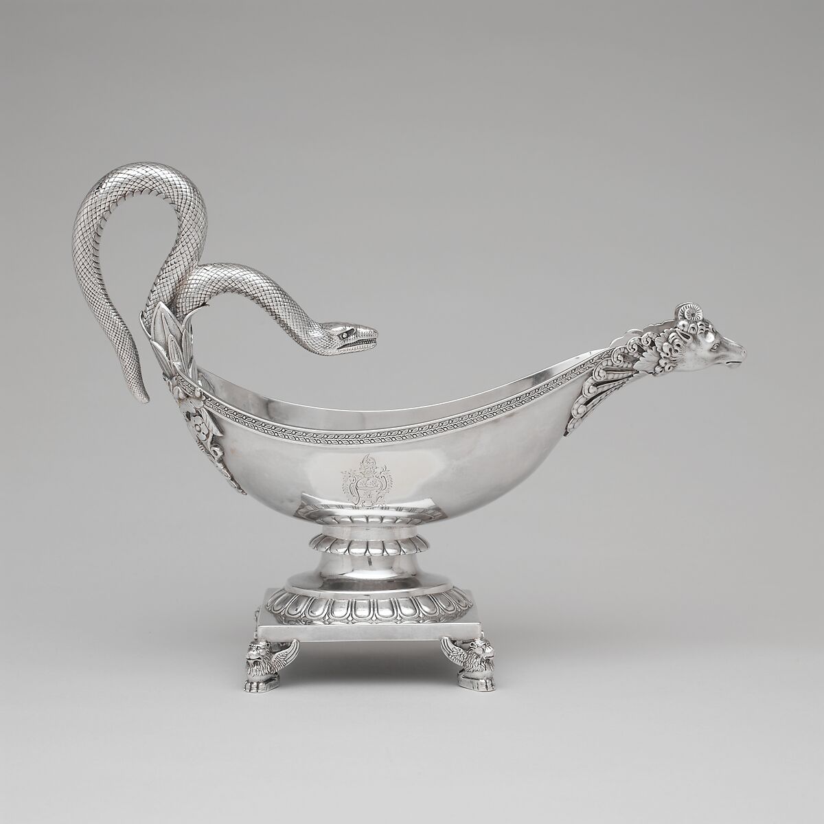 Sauceboat, Anthony Rasch (ca. 1778–1858), Silver, American