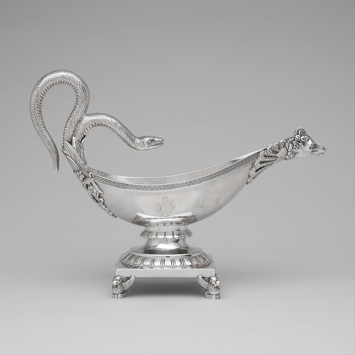 Sauceboat, Anthony Rasch (ca. 1778–1858), Silver, American 