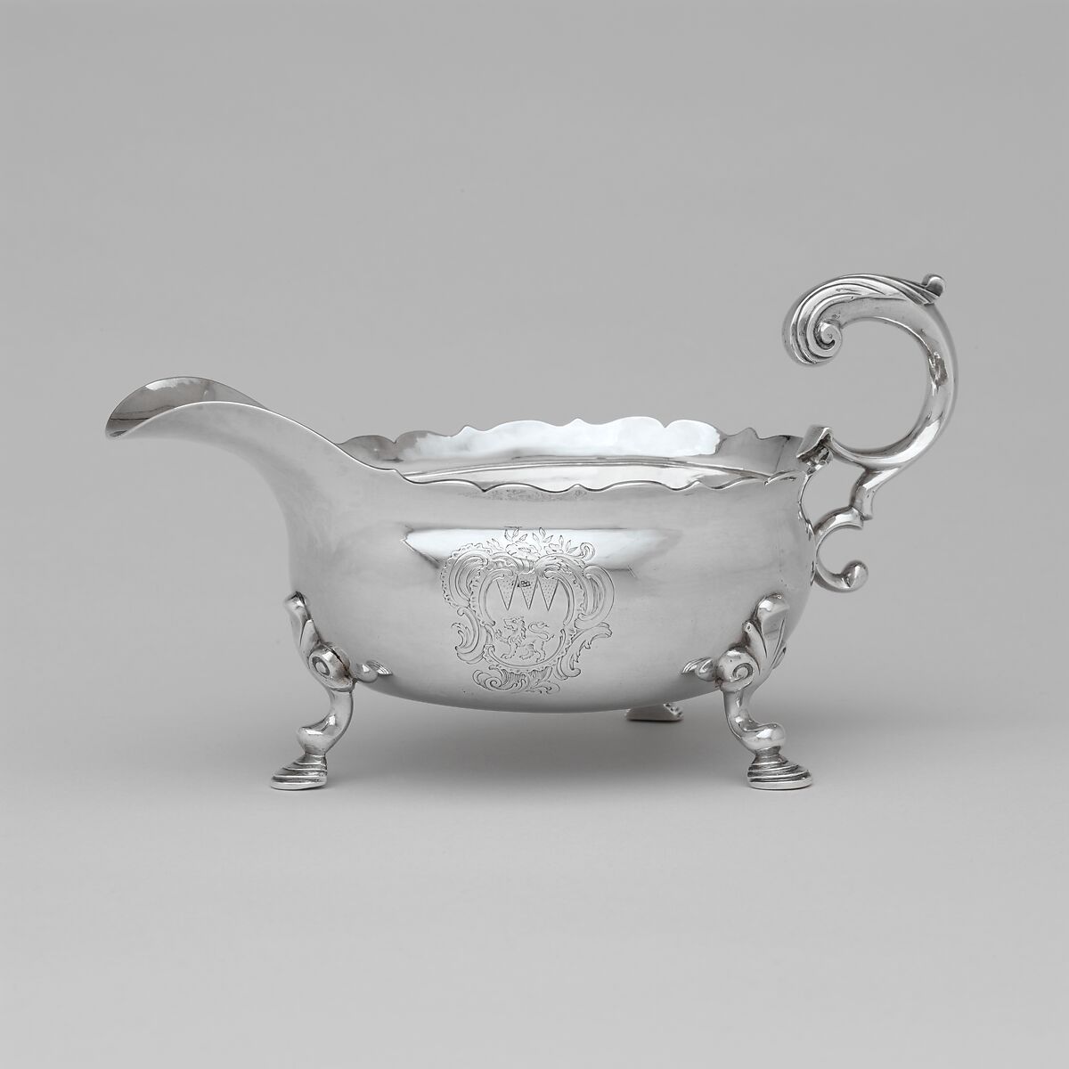 Sauceboat, Joseph Richardson Sr. (1711–1784), Silver, American 