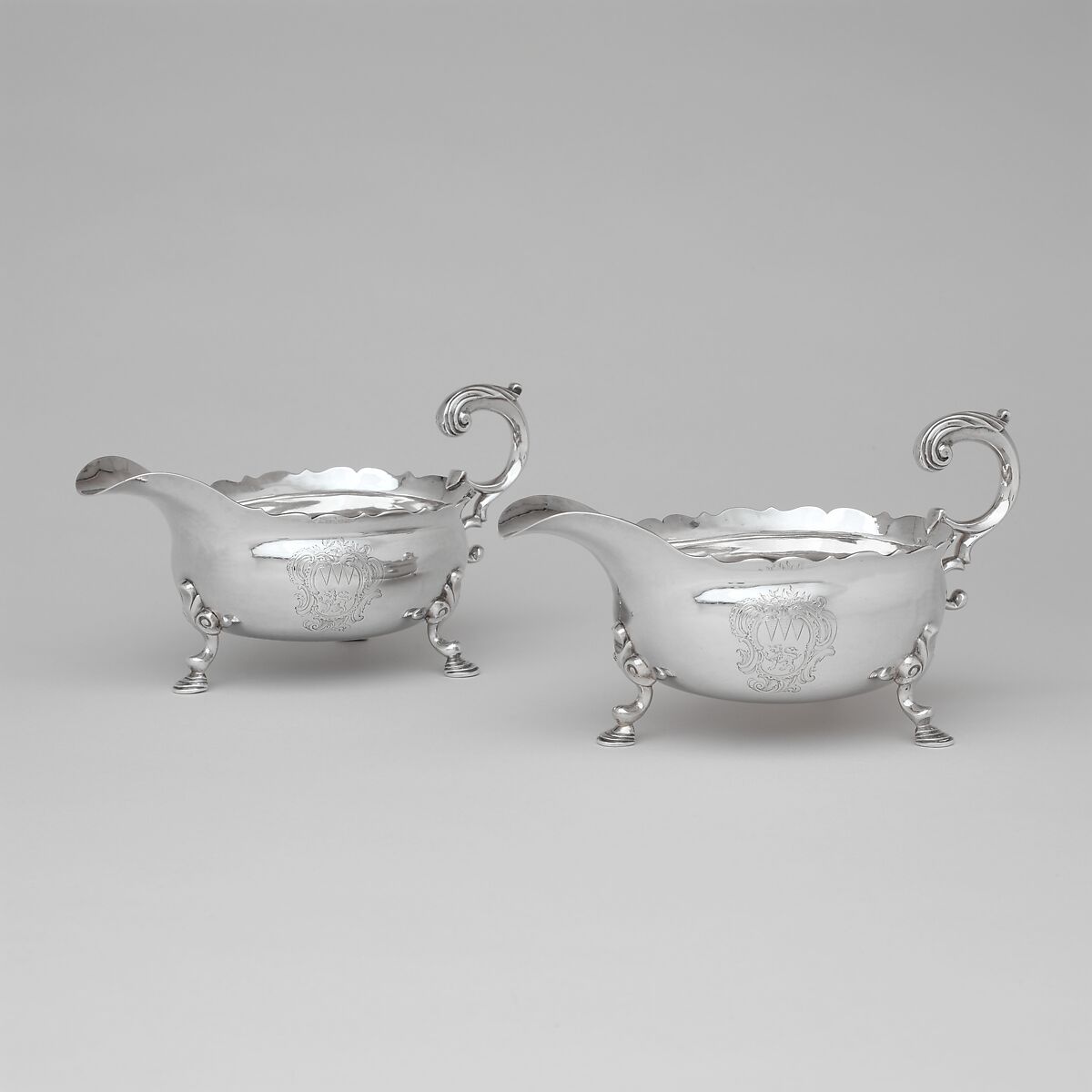 Sauceboat, Joseph Richardson Sr. (1711–1784), Silver, American
