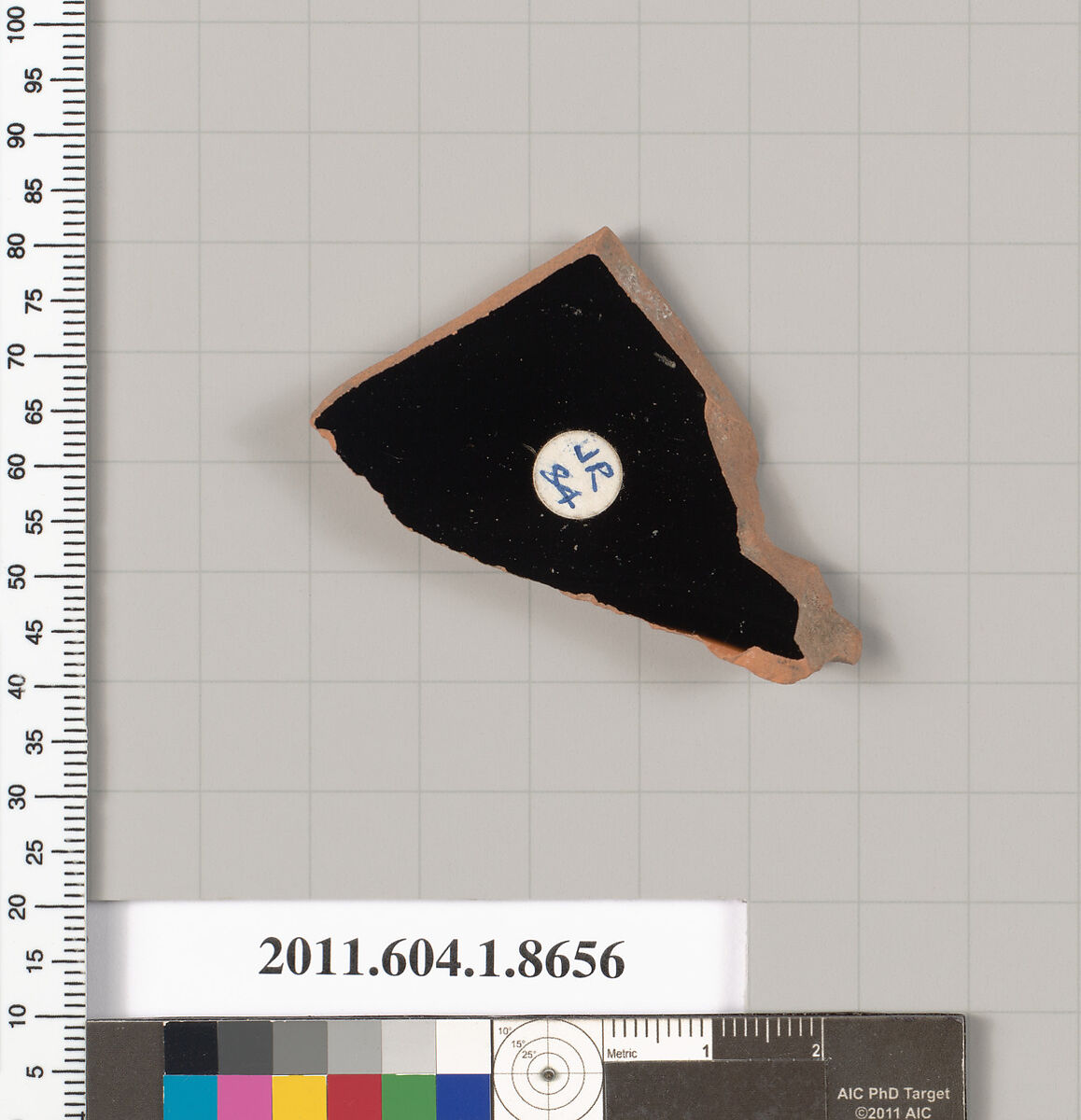 Terracotta rim fragment of a stemless? kylix (drinking cup), Terracotta, Greek, Attic