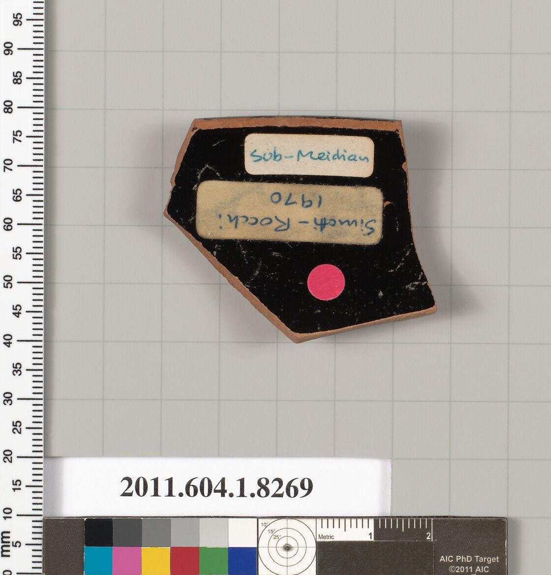 Terracotta rim fragment of a kylix (drinking cup), Attributed as Sub-Meidian Group [DvB], Terracotta, Greek, Attic