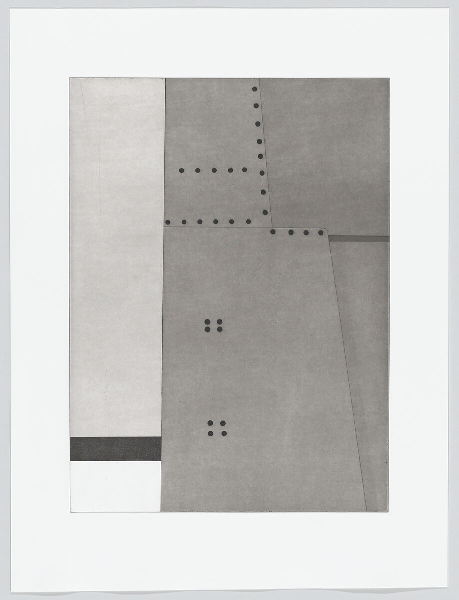 Window Seat Suprematism (1–5), Nina Katchadourian (American, born 1968), Etching and aquatint 