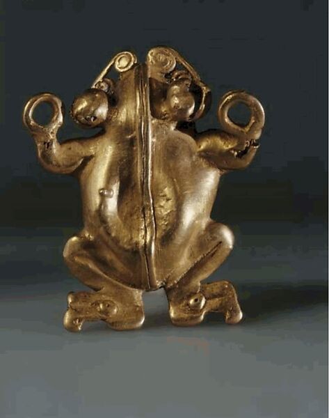 Frog Pendant, Gold, Veraguas-Chiriquí 