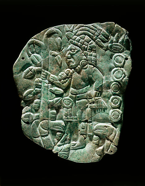 Plaque, Jadeite, Maya 