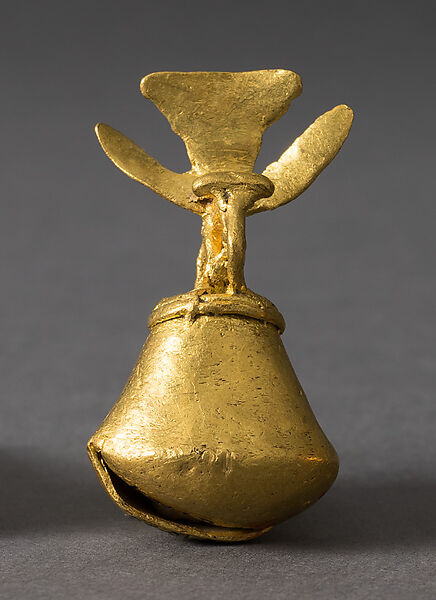 Bell with Bird at Top, Gold, Veraguas-Chiriquí 