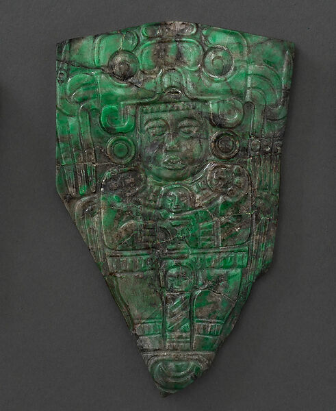 Plaque, Jadeite, Maya 