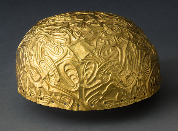 Helmet, Gold, Coclé 