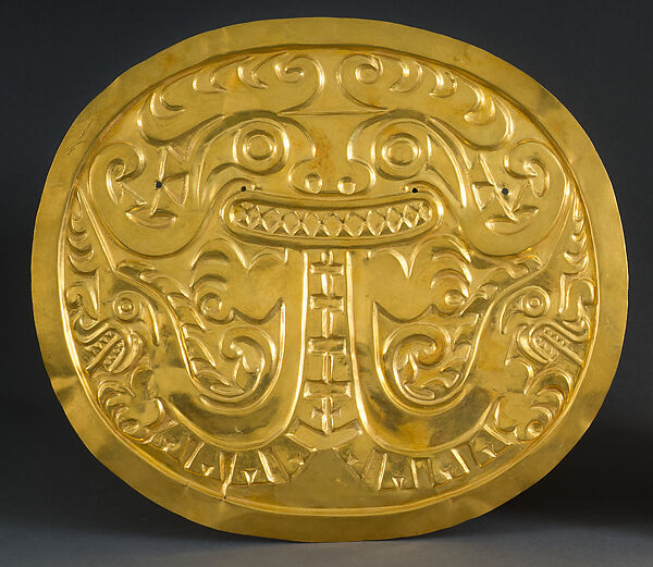 Plaque, Gold, Coclé 