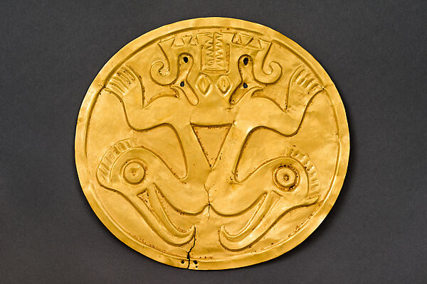 Plaque, Gold, Coclé 