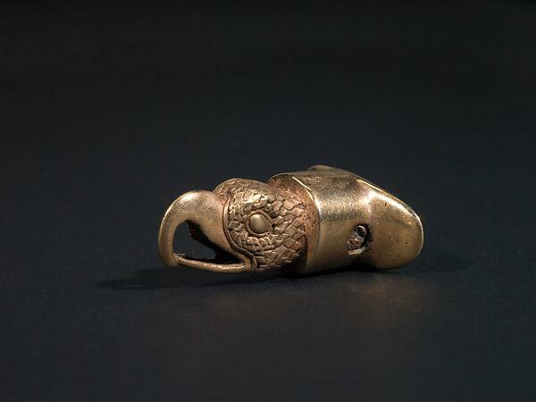 Eagle Labret, Gold, Aztec or Mixtec (Ñudzavu) 