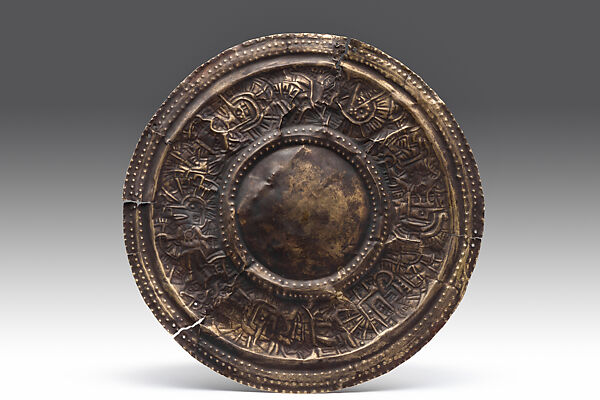 Disk, Gilded copper, Tarascan (P’urépecha) 