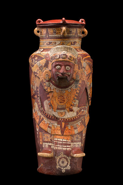 Tonatiuh Effigy Vessel, Ceramic, pigment, Mexica 