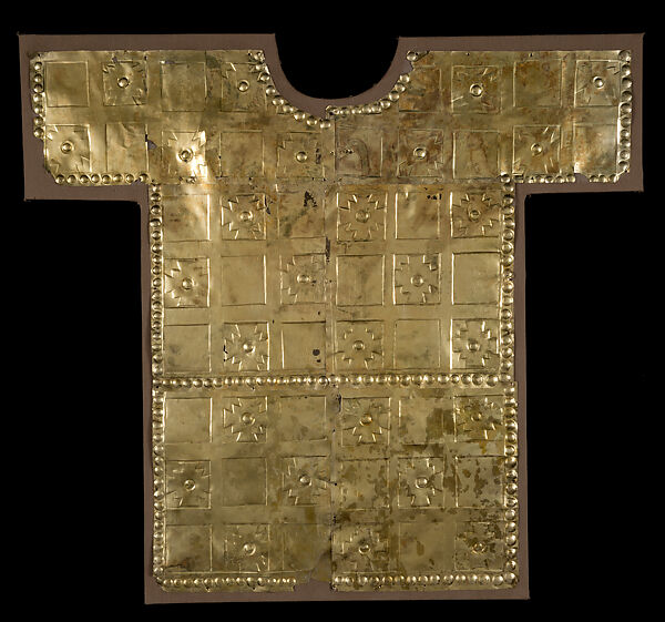 Breastplate in the Shape of a Shirt, Gold, Lambayeque (Sicán) 