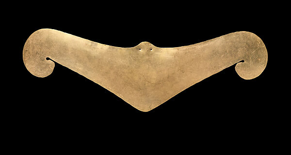 Bat-Shaped Breastplate, Gold, Malagana 