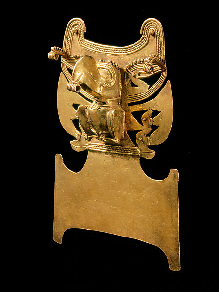Bird Pendant, Gold, Tairona 