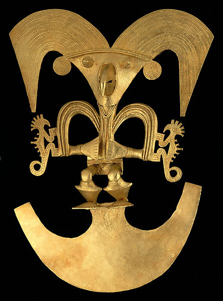 Bird-Man Pectoral, Gold, Cauca 