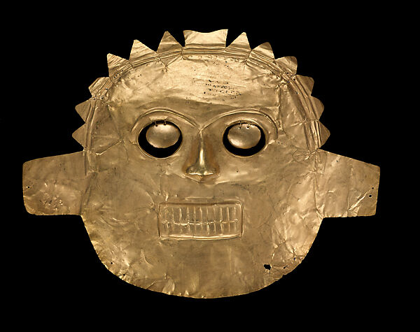 Funerary Mask, Gold, Malagana 