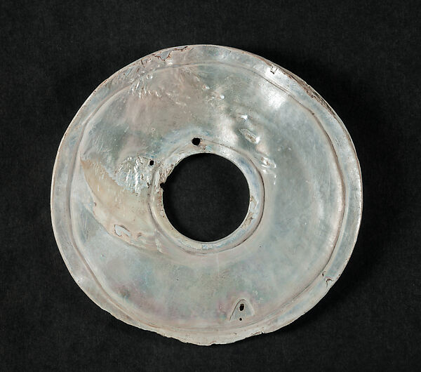 Pectoral, Pearl oyster shell (Pinctada mazatlantica), Mexica 