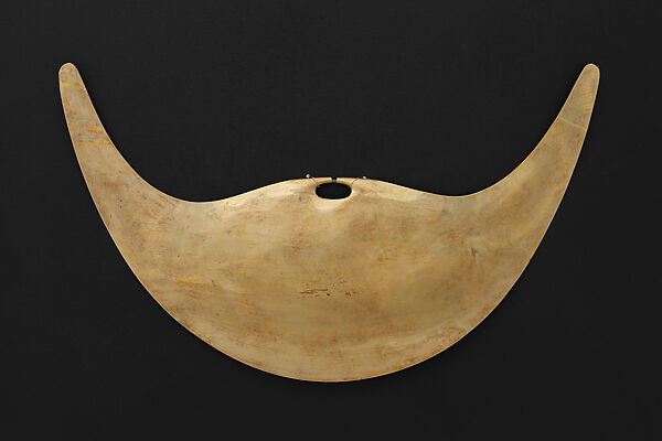 Crescent Nose Ornament, Gold, Moche 