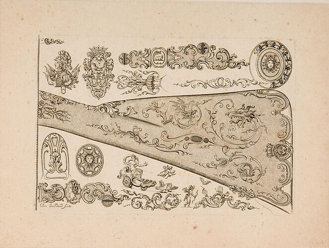 Plate Seven from Nouveavx Desseins D'Arquebvseries