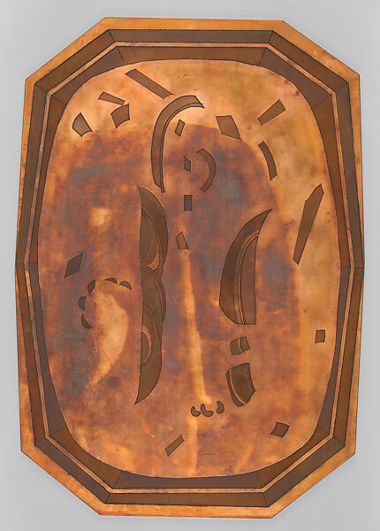 Jewels/Theme I, Eldzier Cortor (American, Richmond, Virginia 1916–2015 Seaford, New York), Mezzotint with etching in black and color aquatint with etching