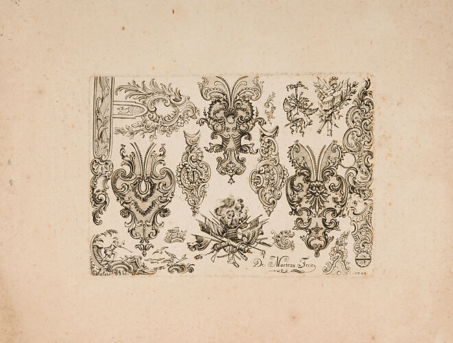 Plate Eight from Nouveavx Desseins D'Arquebvseries