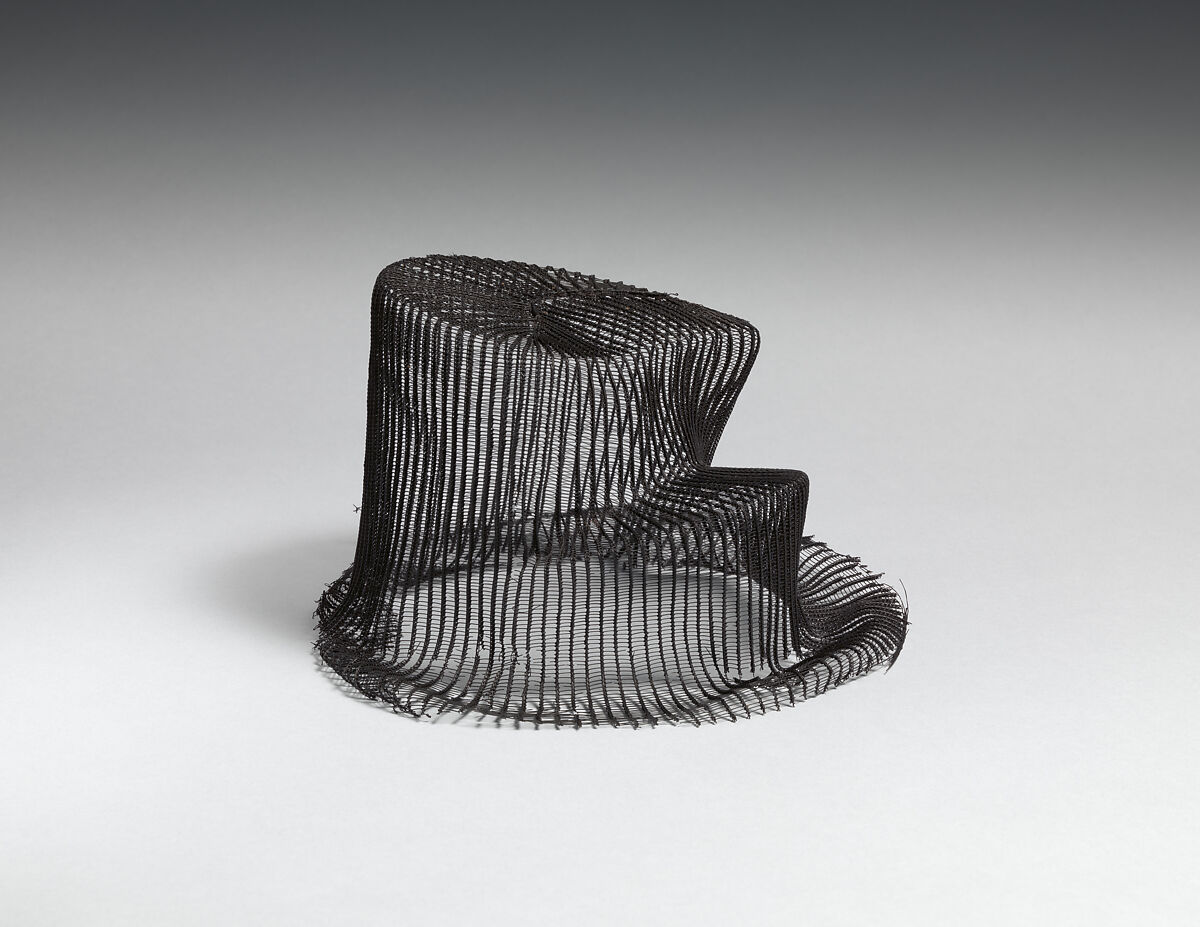 Man's inner hat (Tanggeon), Horsehair, Korea 