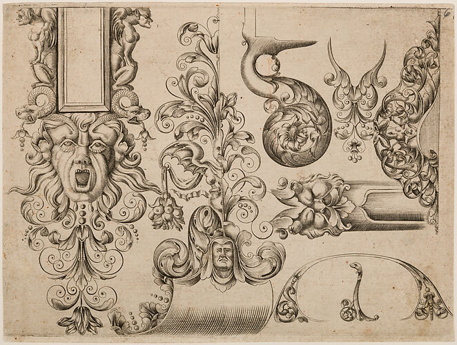 Plate Six from Plusieurs Models des plus nouuelles manieres qui sont en usage en l'Art de Arquebuzerie