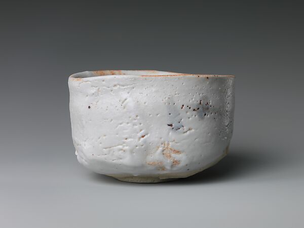 Teabowl, Tsujimura Shirō (Japanese, born 1947), Glazed pottery (Shino style), Japan