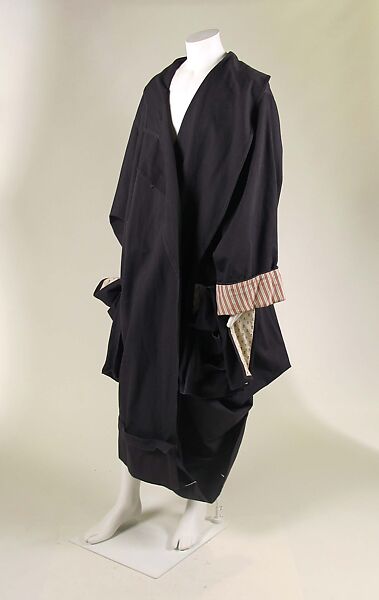 Coat, John Galliano (founded 1984), cotton, silk, metal, plastic, British