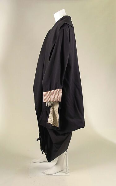 Coat, John Galliano (founded 1984), cotton, silk, metal, plastic, British